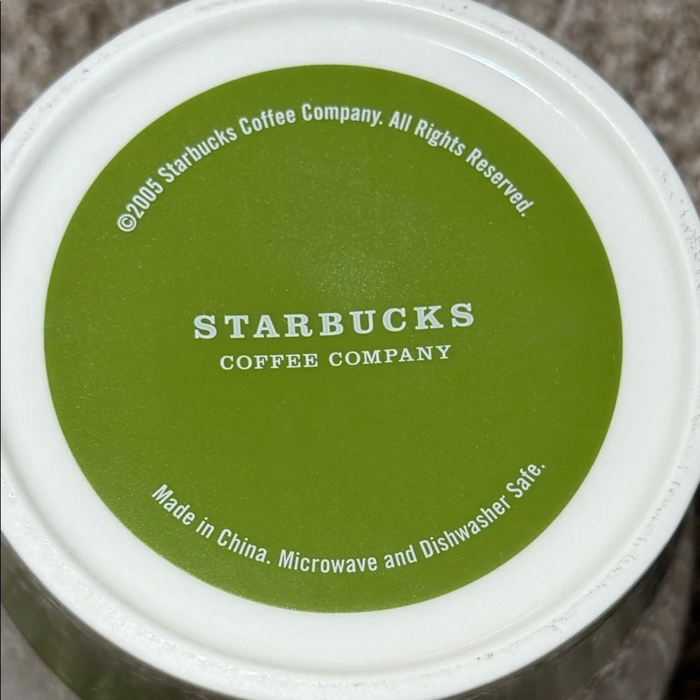 Vintage Starbucks Coffee Canister Cookie Jar Container 2005